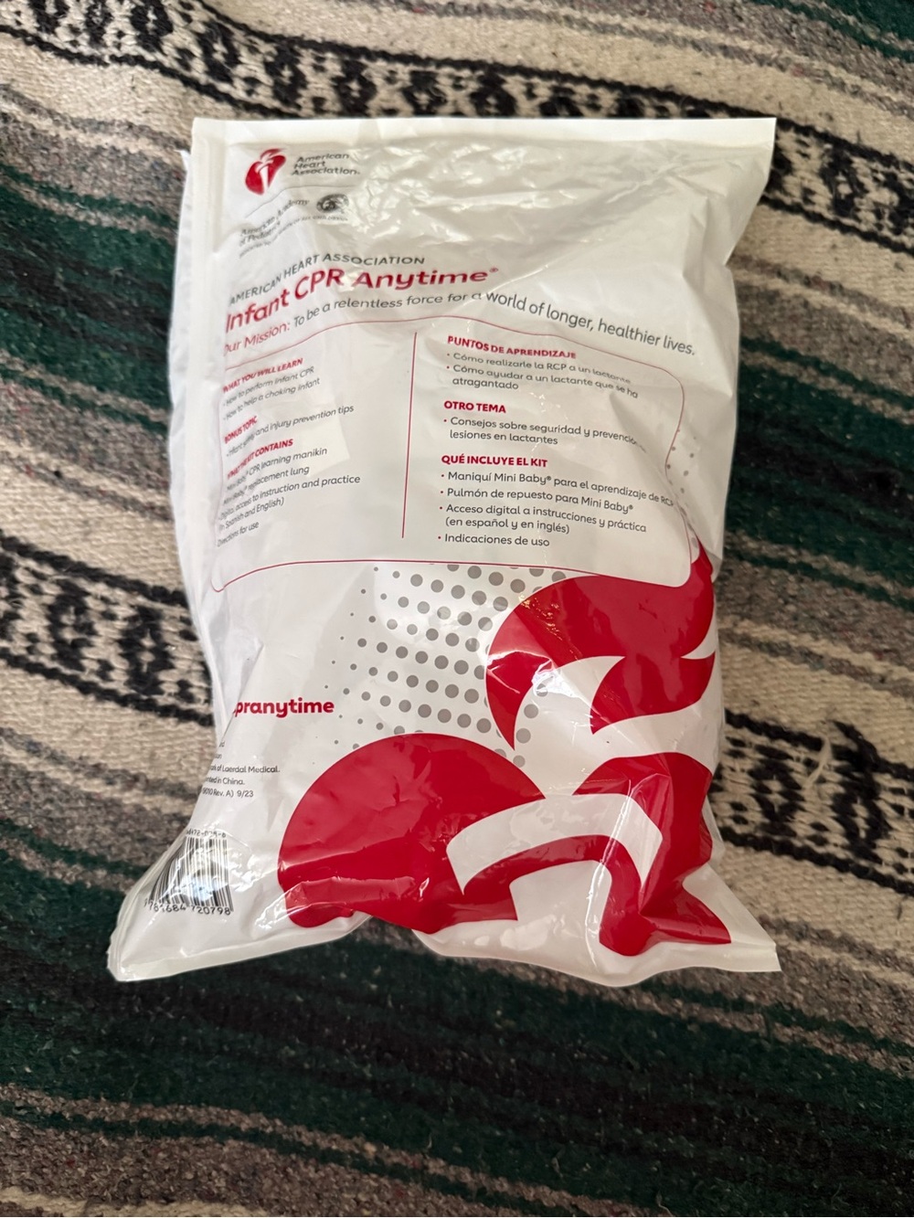American Heart Association Infant CPR Anytime Kit - White & Red